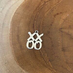 RETIRED James Avery XXOO Charm, Sterling Silver